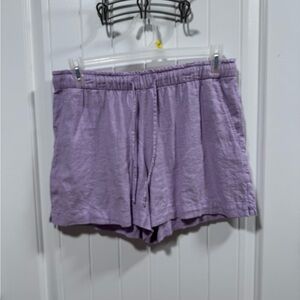 GAP Light Purple Linen Shorts